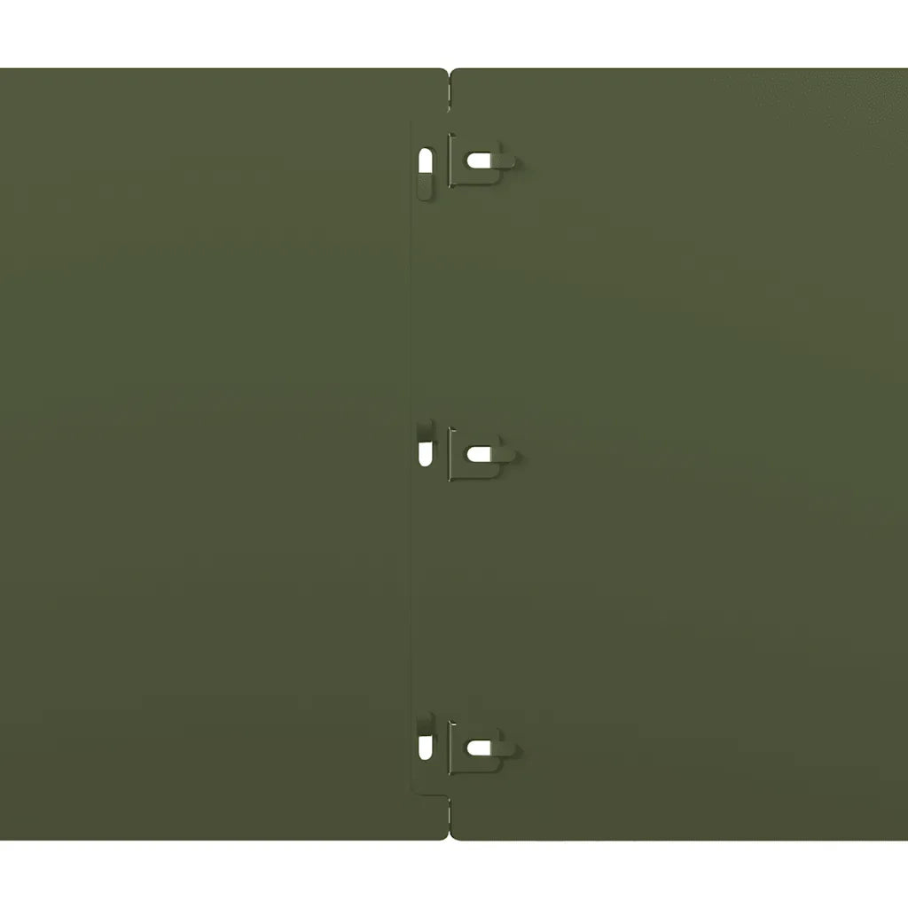 Bordura per Prato 10 pz 25 x 103 cm Acciaio laminato a freddo 860169