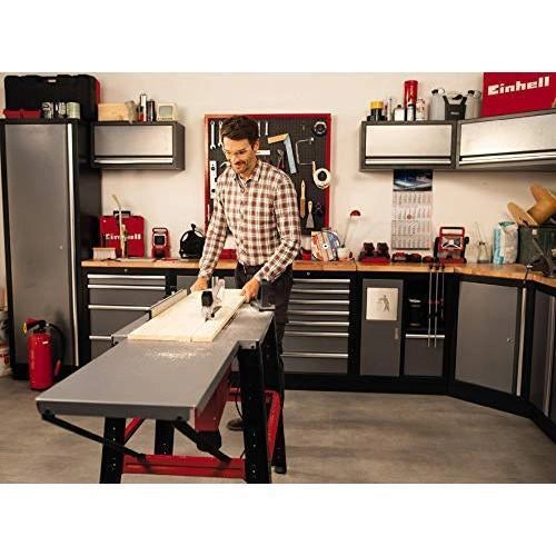 Einhell 4340556 TC-TS 315 U Banco sega da tavolo 1800 W 2950 giri-min con lama 315 mm colore Nero Grigio Rosso