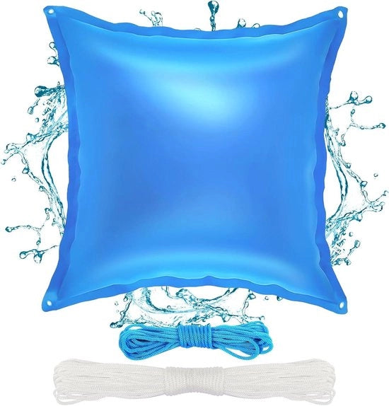 Cuscino per piscina invernale 120 x 120 cm rettangolare cuscino a gas - Resistente al freddo per copertura piscina invernale