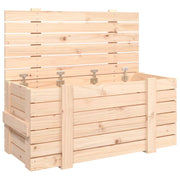Contenitore Portaoggetti 91x40,5x42 cm Legno Massello di Pino CFW3374261