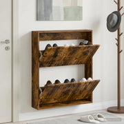 Mobiletto per Scarpe da Muro ALKMAAR 71 x 17 x 86 cm 896200
