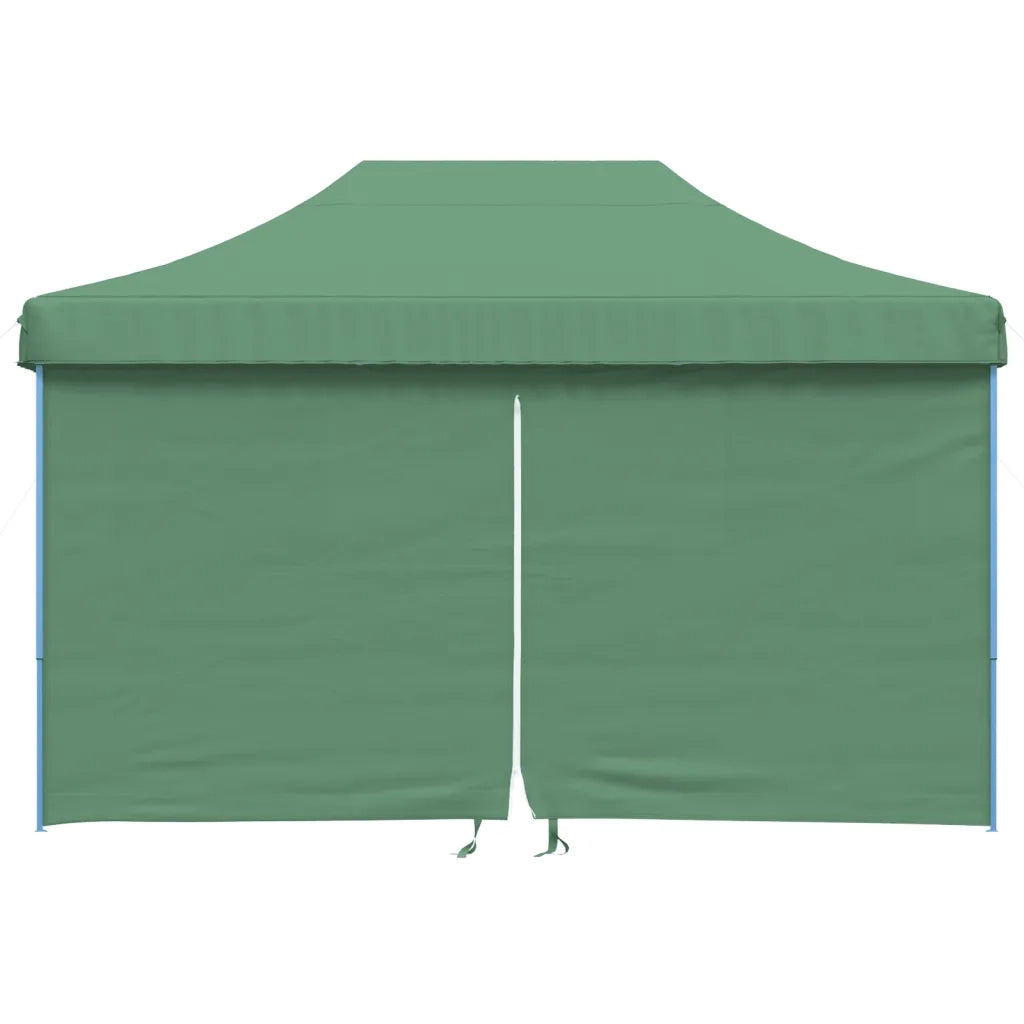 Tendone per Feste Pieghevole Pop-Up con 4 Pareti Verde