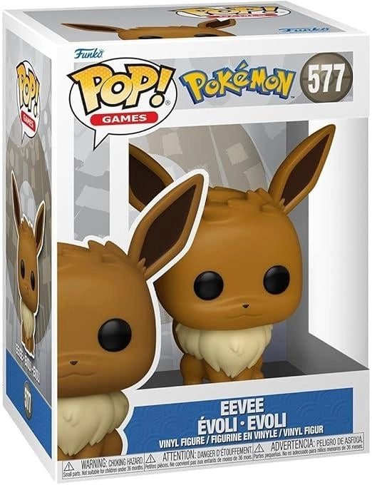 Funko Pop! Games: Pokemon - Eevee - Figura in Vinile da Collezione - Idea Regalo,Eta 3+