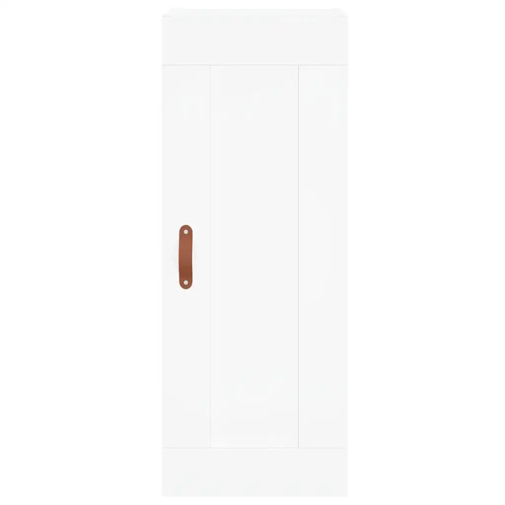 Credenza | Madia | Buffet da pranzo | Armadio da pranzo Bianca 34,5x34x180 cm in Legno Multistrato