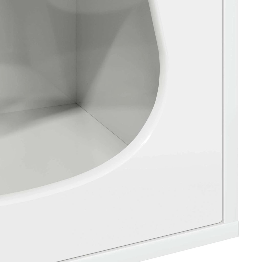 Casa per Gatti Bianco Lucido 42,5 x 40 x 53,5 cm 8000693