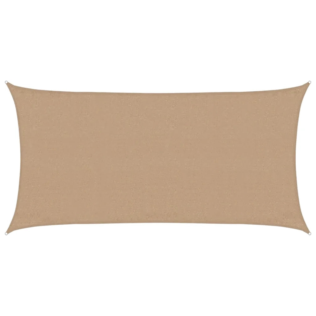 Vela Parasole | Telo Ombra | Vela da ombra 160 g/m2 Tortora 3x6 m in HDPE