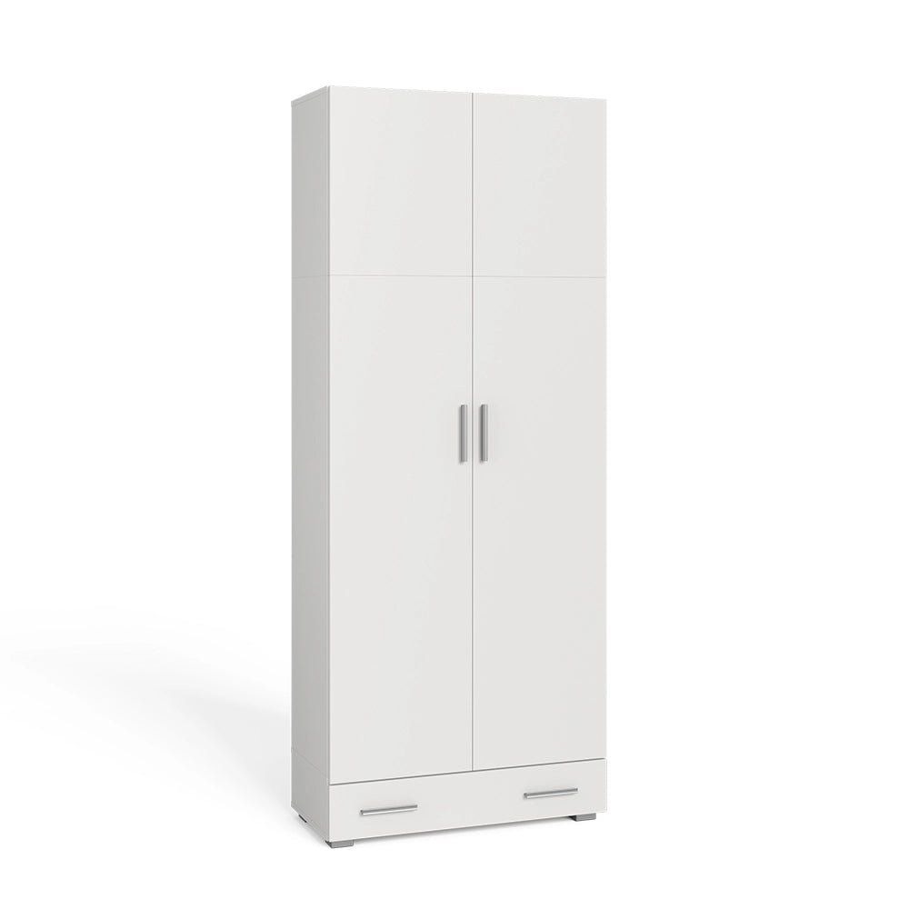 Vicco Scaffale per file Bianco 80 x 182.4 cm con cassetto