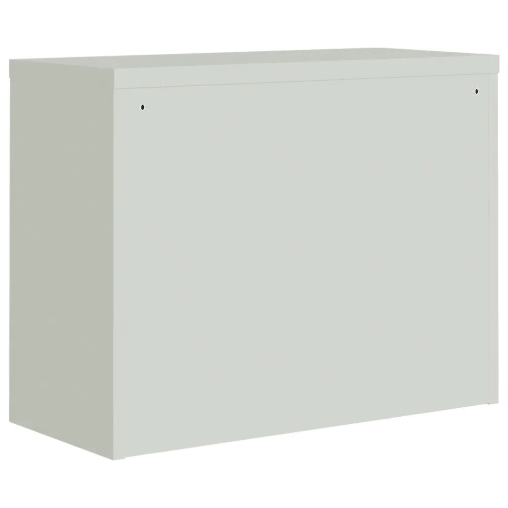 Armadio Classificatore Grigio Chiaro e Blu 90x40x70 cm Acciaio CFW1748798
