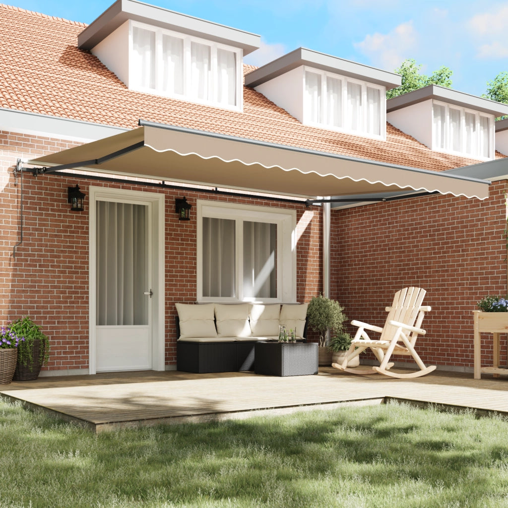 Tenda Retrattile Automatica  Beige 450x350 cm