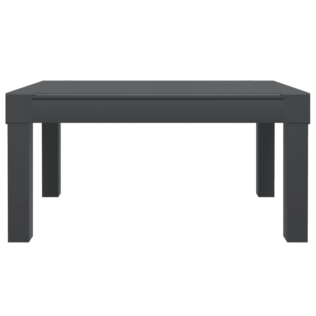 Set Salotto da Giardino 3 pz con Cuscini Antracite in PP