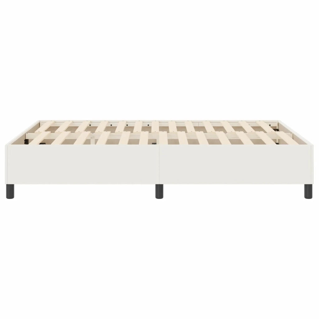 Struttura letto piattaforma Crema 140 x 200 cm Tessuto in Cords 3337414