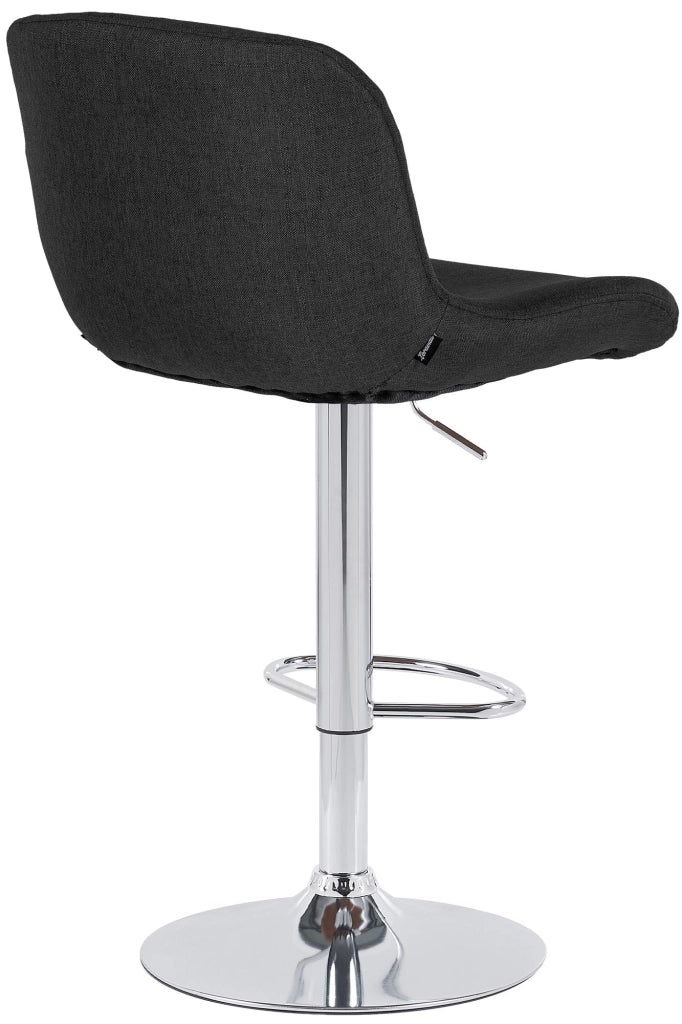 Barhocker Solon Chrom Stoff