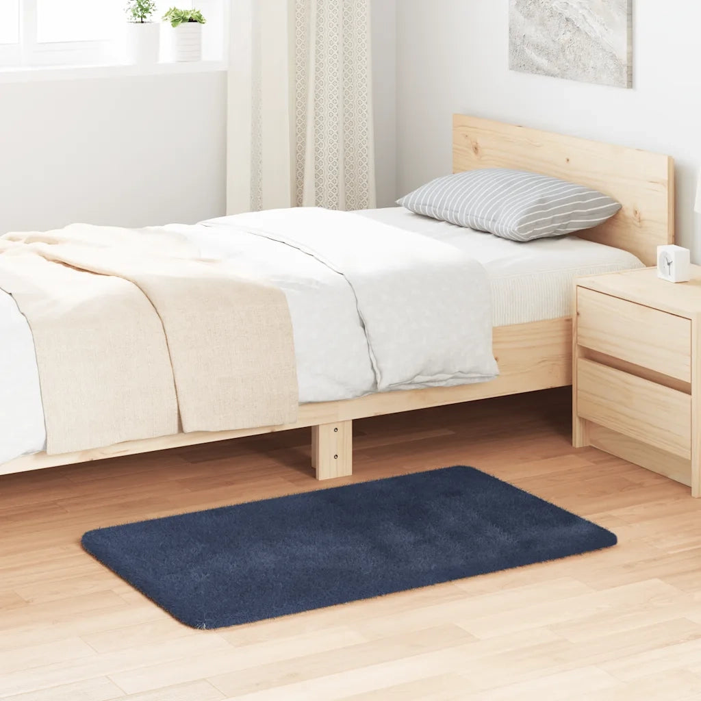 vidaXL Tappeto Shaggy a Pelo Lungo NAVARRA Blu Marino 60x100 cm