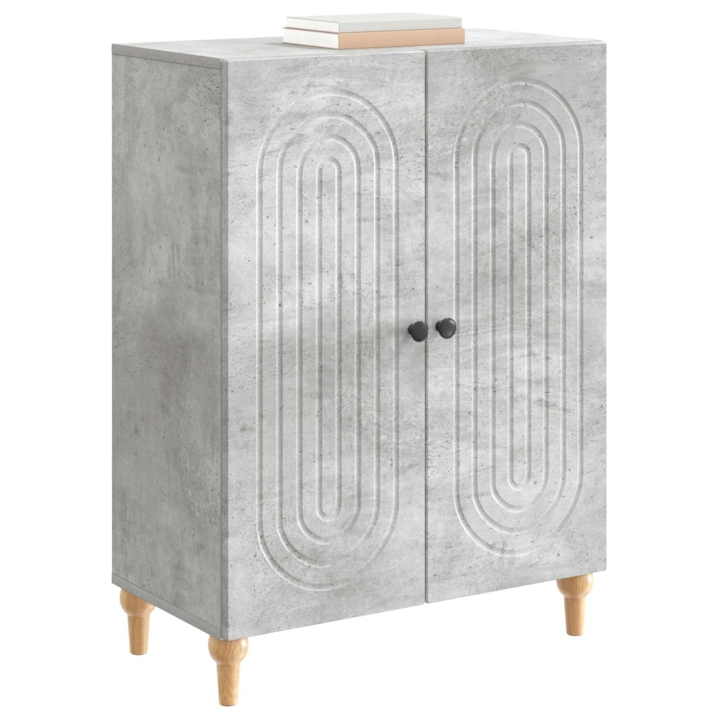 Credenza Grigio Cemento 66 x 34,5 x 90 cm Legno ingegnerizzato