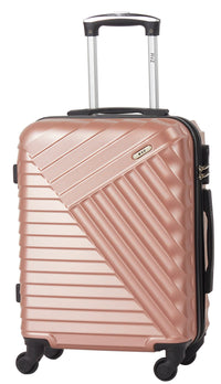 Trolley Valigia Bagaglio a Mano Rigido in ABS 4 Ruote  Ravizzoni Mojito Golden Rose