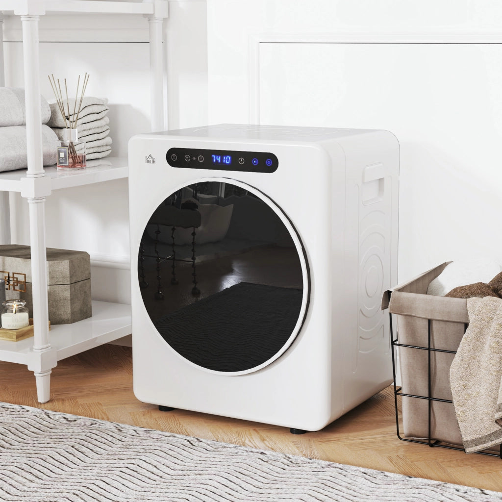 Asciugatrice a evacuazione ¨C zephmum ¨C Bianco Acciaio Inox 1000W 3kg