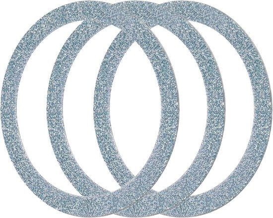 Adattatore Magnetico Universale per Ricarica Senza Fili - Set di 3 Adattatori in Blu - Kit di Conversione Pratico per Telefoni Cellulari