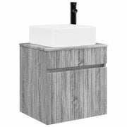 Mobile lavabo da parete Sonoma grigio 49 x 41 x 63 cm