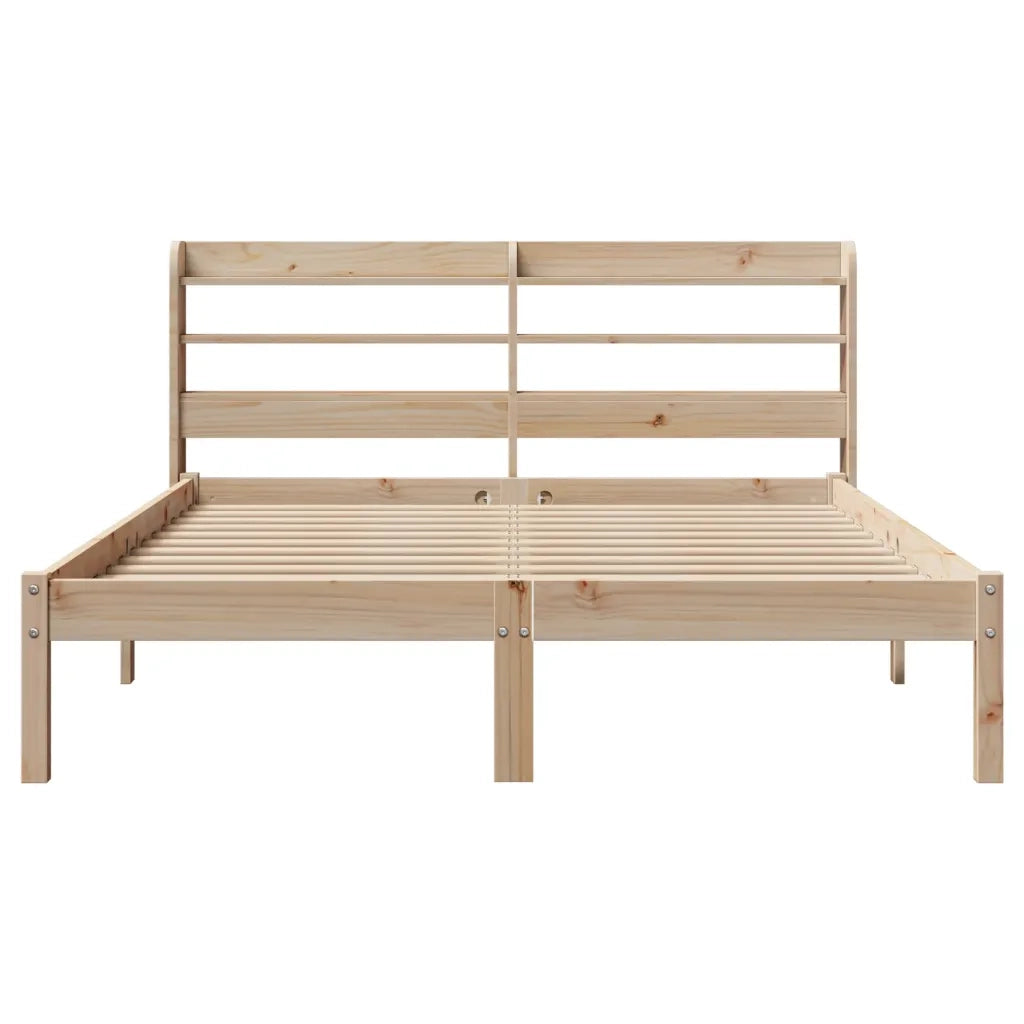 Letto senza Materasso 160x200 cm in Legno Massello di Pino 3306545