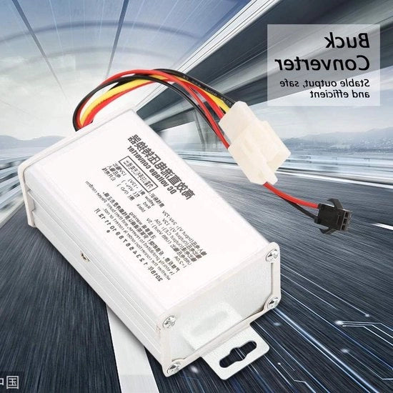 Convertitore a cascata 24V-72V a 12V 10A e uscita USB 5V 2A - Modulo alimentatore DC.