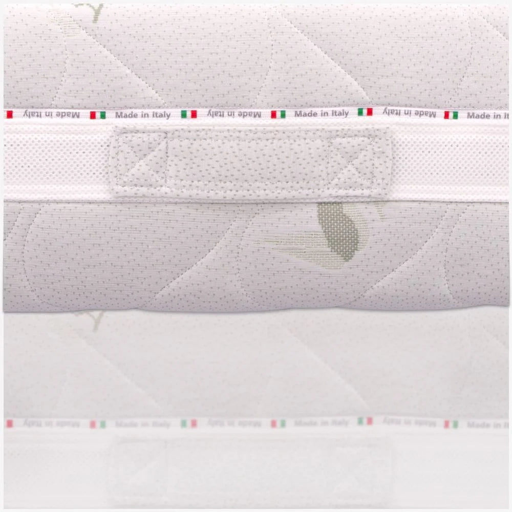 Materasso Una Piazza e Mezza 120x200, alto 26 cm - Memory, Gel Relaxa, Sfoderabile, Rivestimento Aloe Vera | Prime