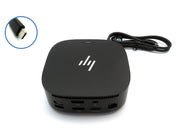 Docking Station Universale HP HSN-IX02 USB-C hub, USB hub Thunderbolt USB-C, USB DisplayPort HDMI Audio RJ-45 - Ricondizionata