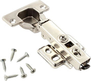 Serrature a chiusura lenta per porte - 20 pezzi, maniglia in acciaio, 110 gradi per armadi cucina - Clip-On, 35mm, Slow Shut - Serratura per porte a scomparsa