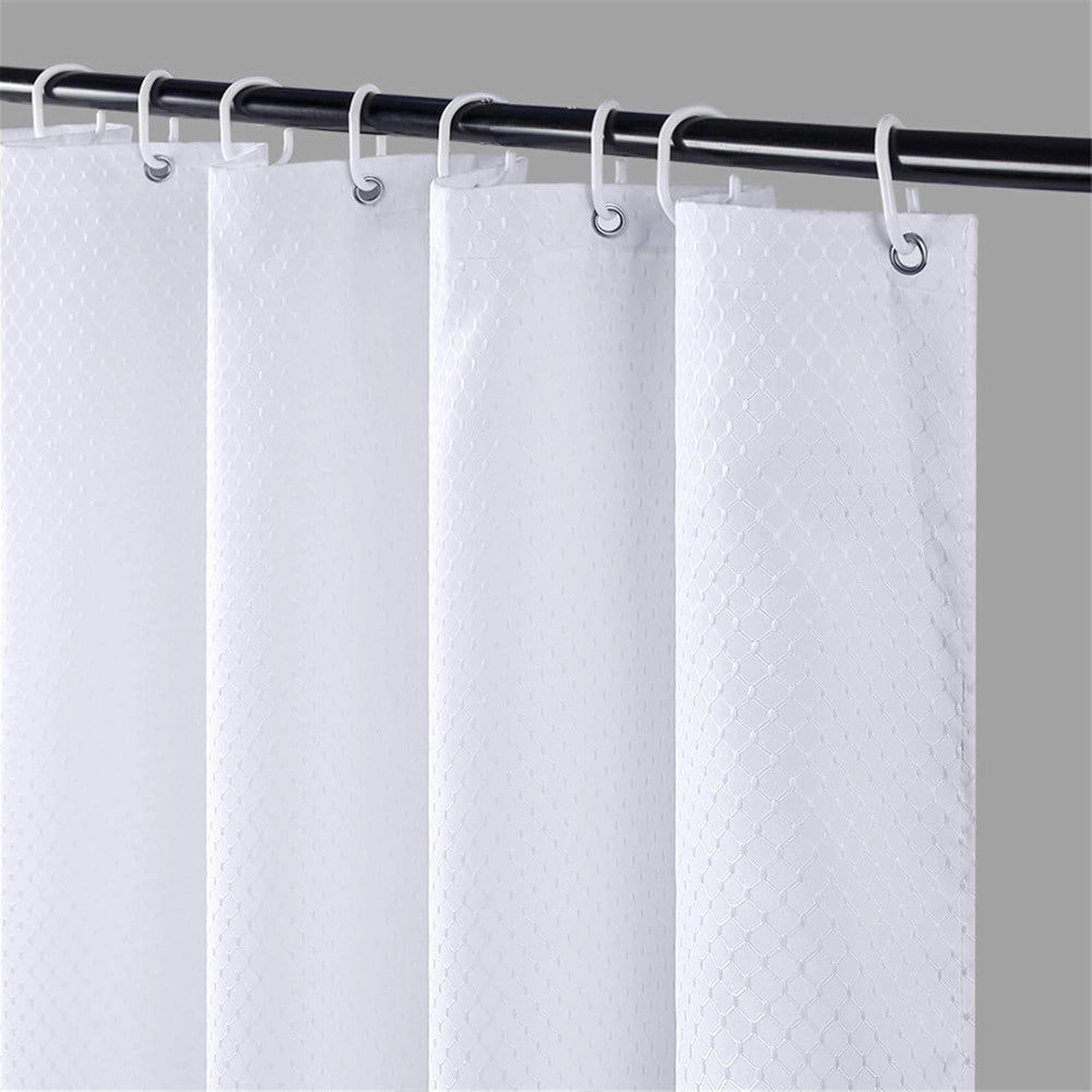 Trade Shop - Bastone Asta Per Tenda Doccia Barra Telescopico 70 A 120 Cm Alluminio Nero 87231 -