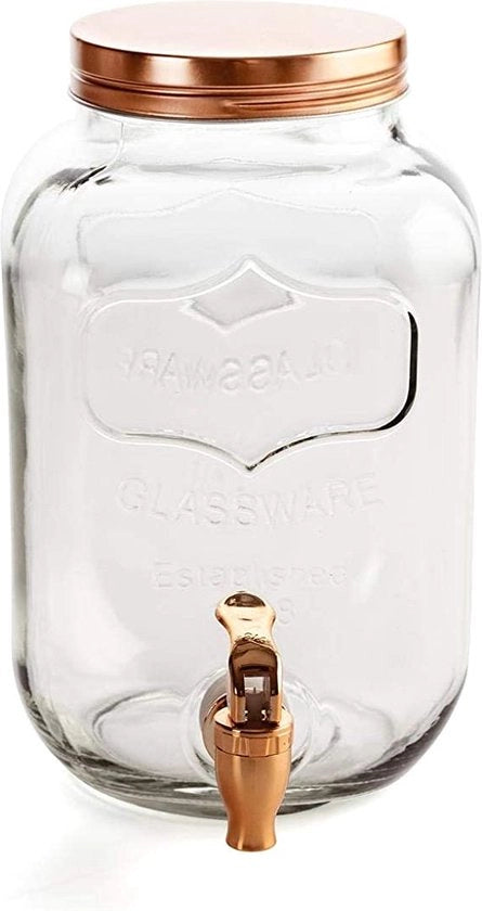 Dispensatore per miele Dispensatore per sciroppo Dispenser in vetro Dispensatore per miele Dispense per miele - Dispensatore per bevande Dispensatore per acqua, rubinetto