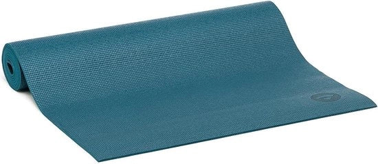 Mat di yoga PVC senza sostanze nocive con superficie antiscivolo e lavabile - mat per principianti per fitness, pilates e ginnastica - 183 x 60 x 4 mm - vari colori