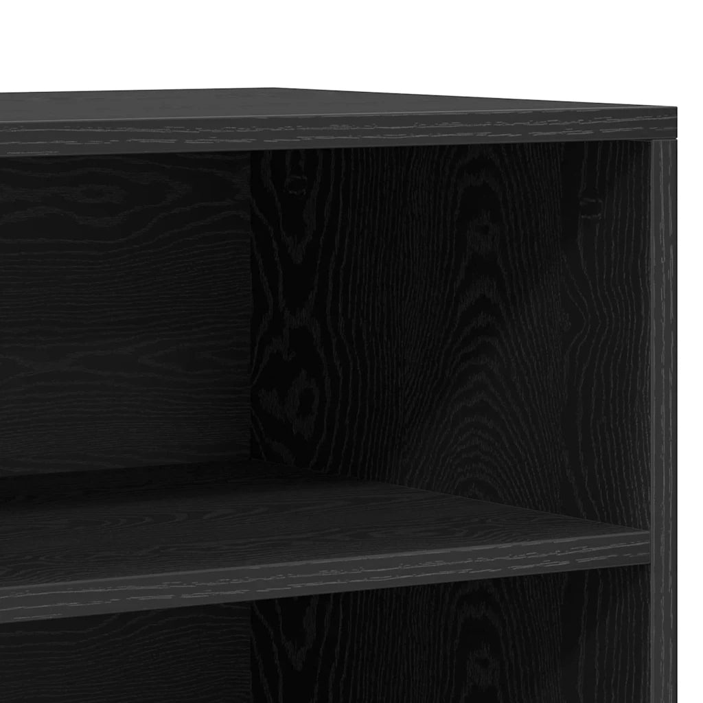 Credenza Rovere Nero 57 x 35 x 70 cm Legno multistrato 862043