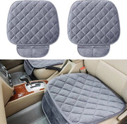Cuscino di auto in piuma - universale - rivestimento per sedili anteriori posteriori - protezione per sedili di veicoli - grigio.