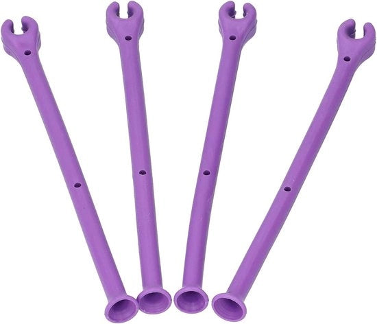 Sistema di Protezione per Vasi da Vino - Saver Tether per Vaso da Champagne e Rode - Protezione per Lavastoviglie - Beugel Adattabile - Fissaggio Universale e Sicuro per Vasi da Vino e Champagne - Utilizzo per Bar a Casa - Set da 4 pezzi