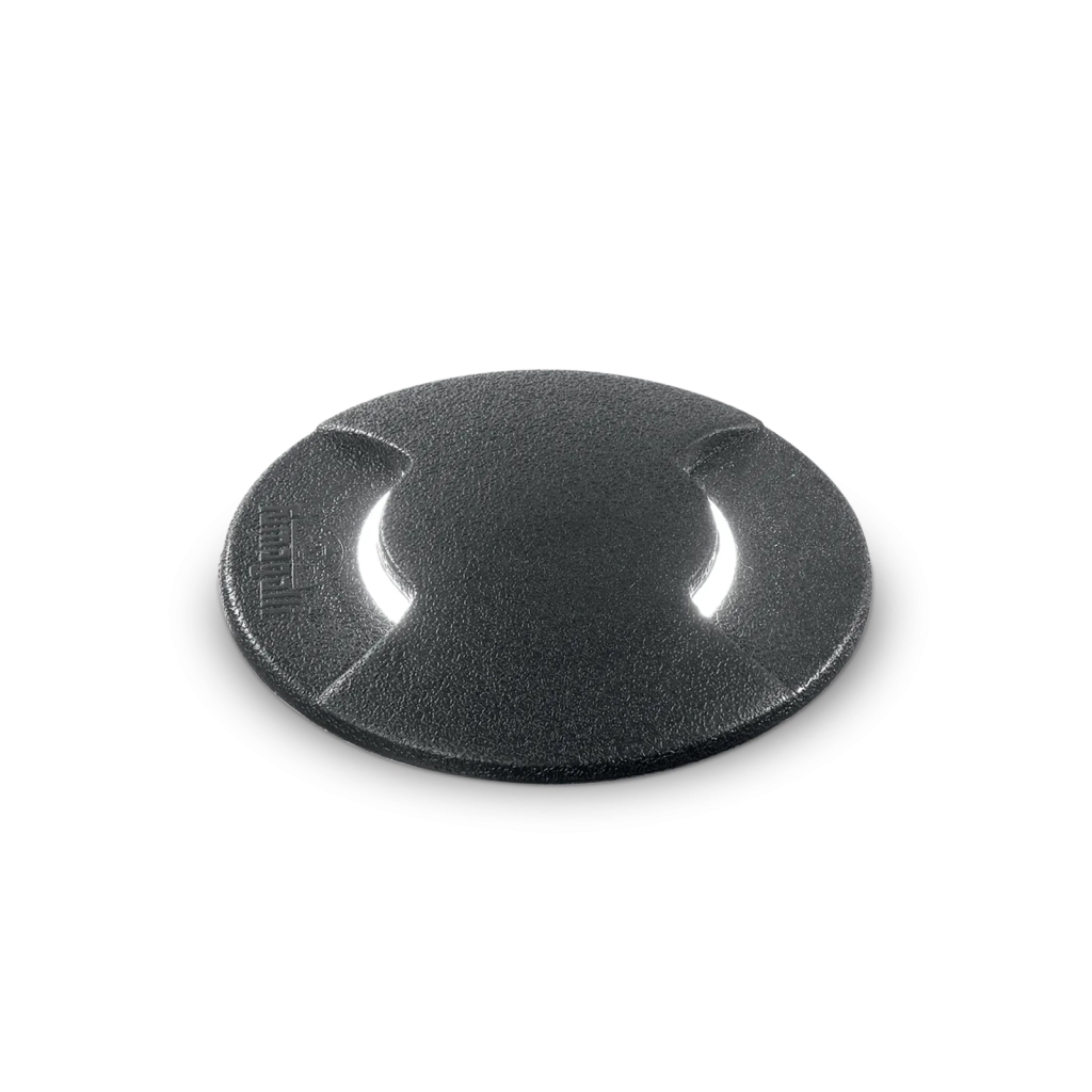 WAY ROUND SEGNAPASSI IP67 1 LUCE ATTACCO GX53 NERO 16CM DOPPIO FASCIO LUMINOSO
