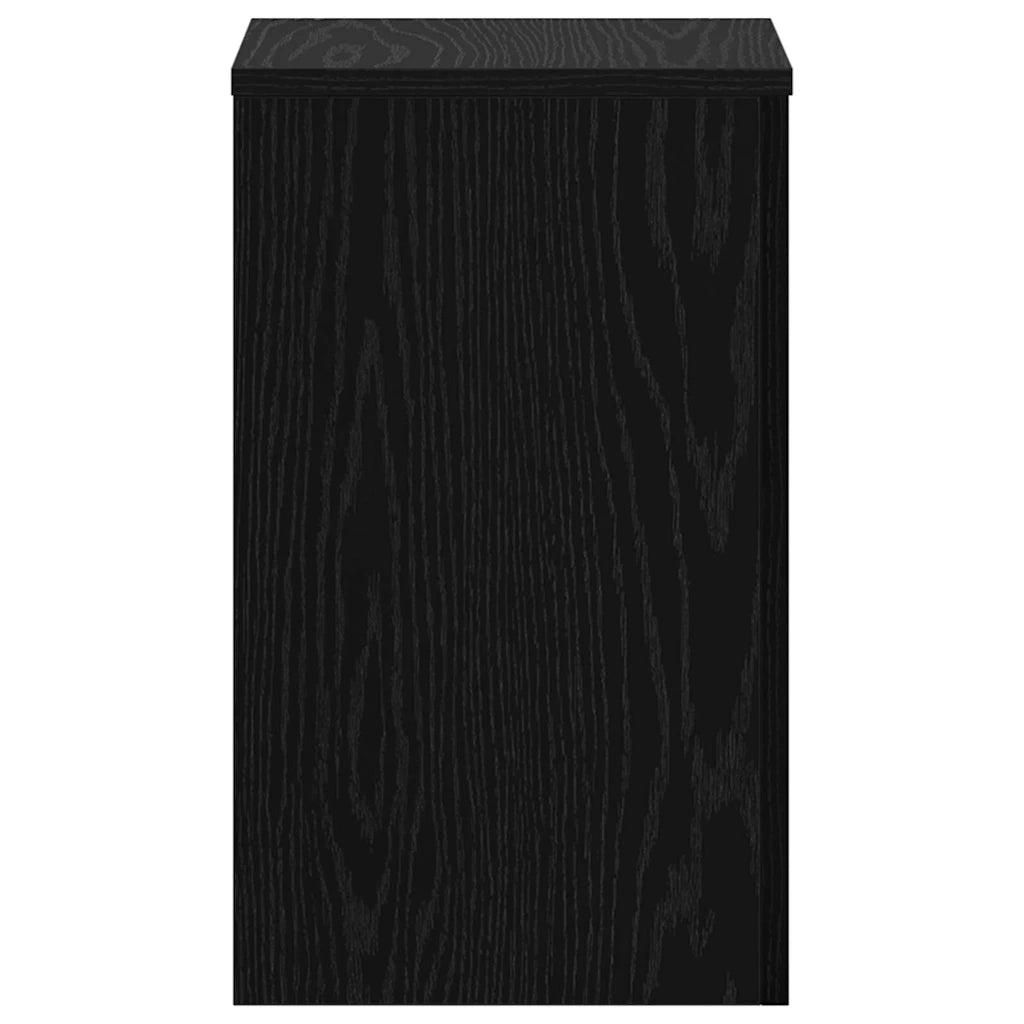 Supporto per piante 2 pcs Rovere Nero 30 x 30 x 50 cm 869231
