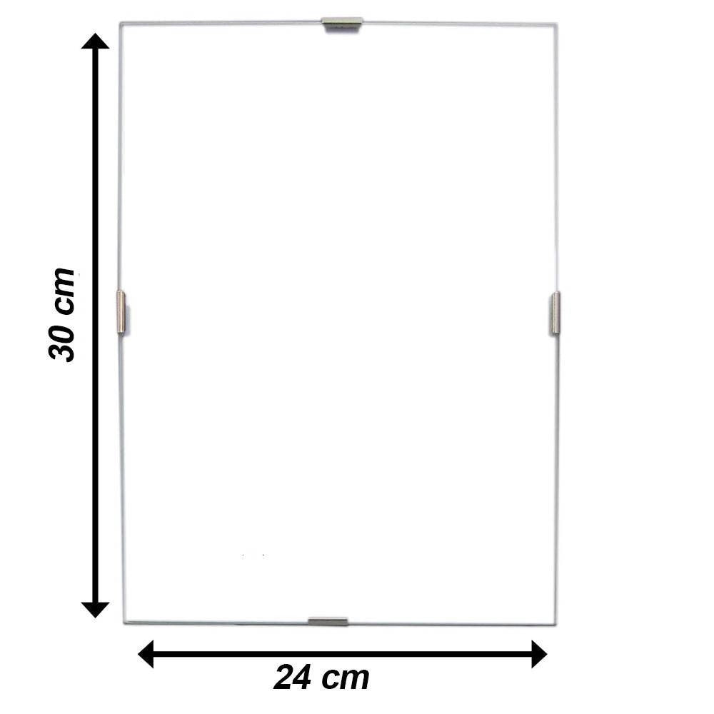 Trade Shop - Cornice A Giorno 24 X 30cm In Crilex Cornici Portafoto Puzzle Poster Foto Stampe -