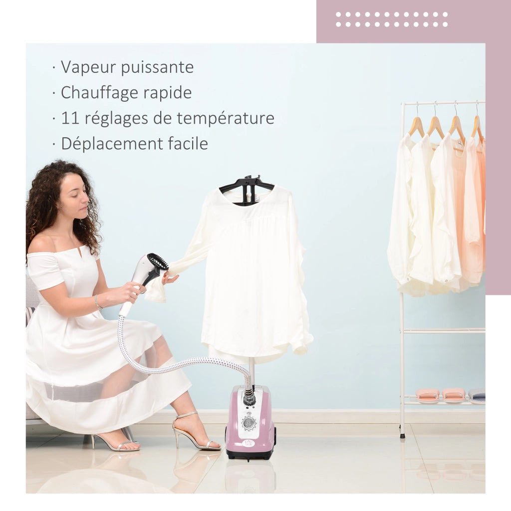 Stendibiancheria a Vapore ¨C Minimal ¨C Rosa e Nero 1.4L 1950W