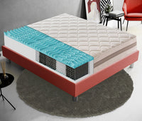 Materasso Matrimoniale 160x190 900 Molle insacchettate e memory foam 9 Zone differenziate Altezza 22 cm