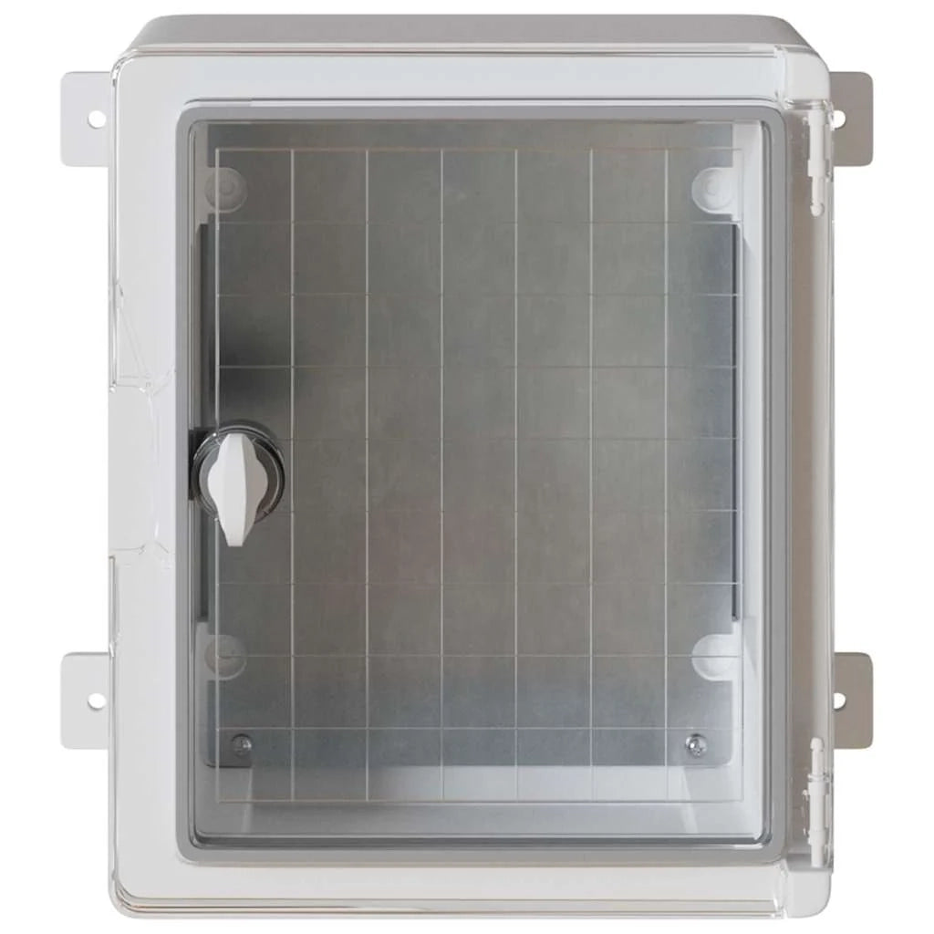 Armadio di controllo moderno 47 x 20 x 60 cm per uso interno ed esterno plastica grigia 02_0058207