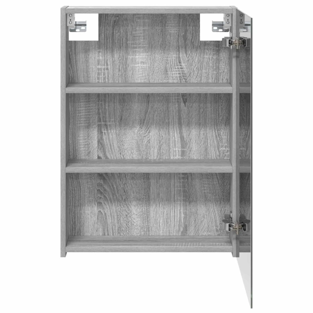 Mobiletto per specchio da bagno Grigio Sonoma 50 x 14,5 x 70 cm
