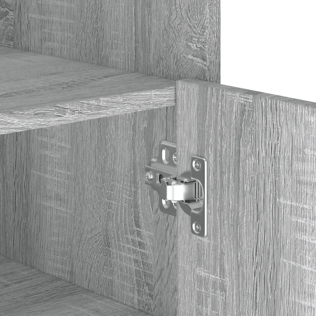 vidaXL Credenza Grigio Sonoma 73,5x35x75 cm in Legno Multistrato