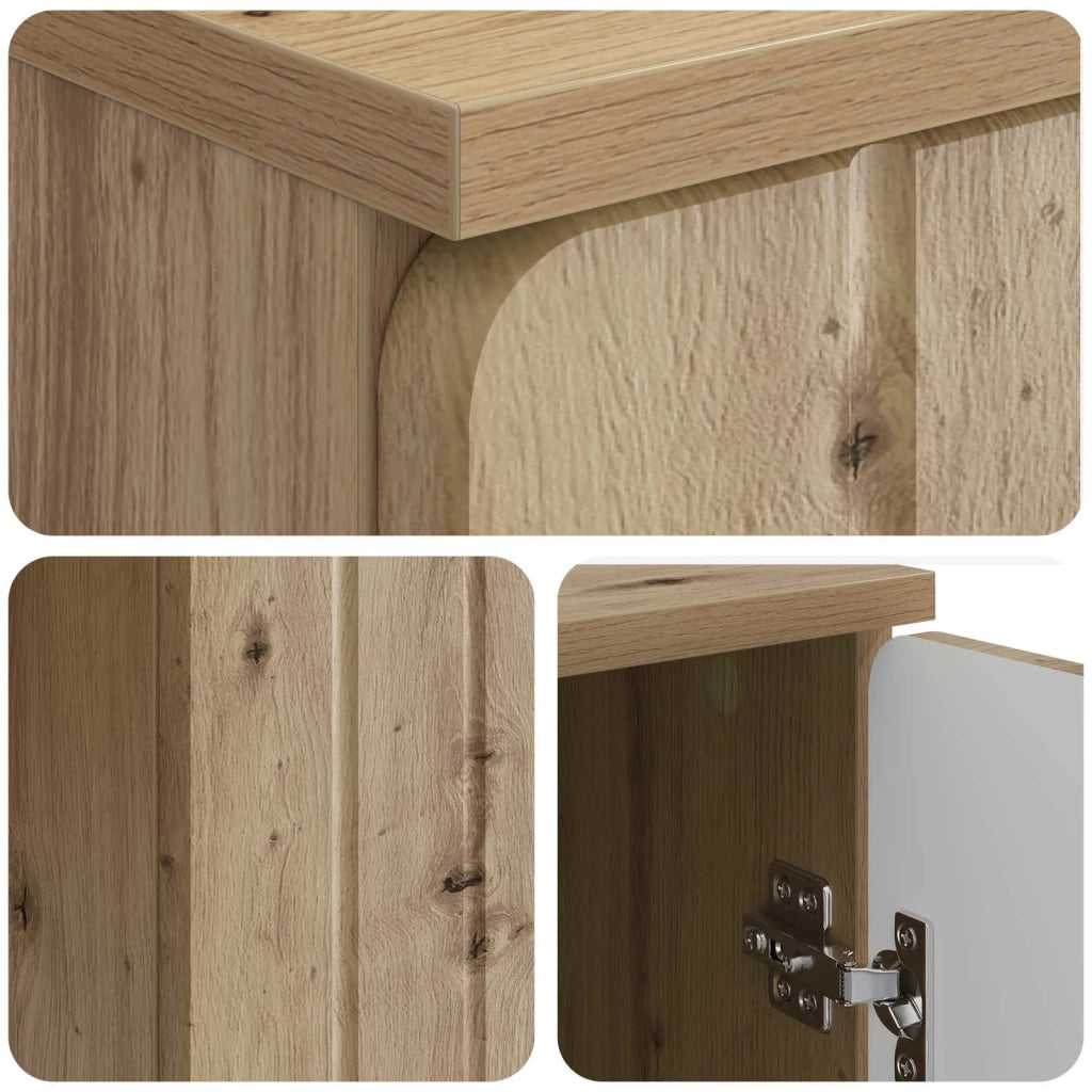 Scrivania con lo scaffale Rovere Artigianale 142,5 x 50 x 75 cm 3414593