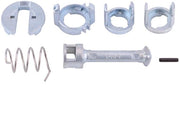 Set di riparazione per serrature porta - Anteprima metallica - E46 3 serie 1998-2005 - 7 componenti - Estensione della durata - Produttore professionista - Cilindro serratura porta