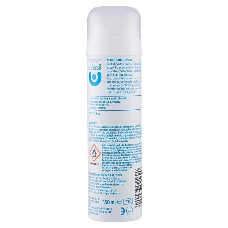 INFASIL DEODORANTE SPRAY DA 150 ML EXTRA DELICATO