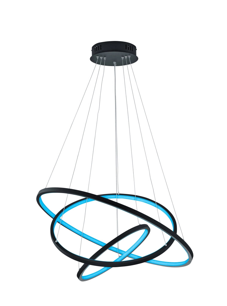 Lampada a Sospensione da Interno a LED in Metallo Antracite