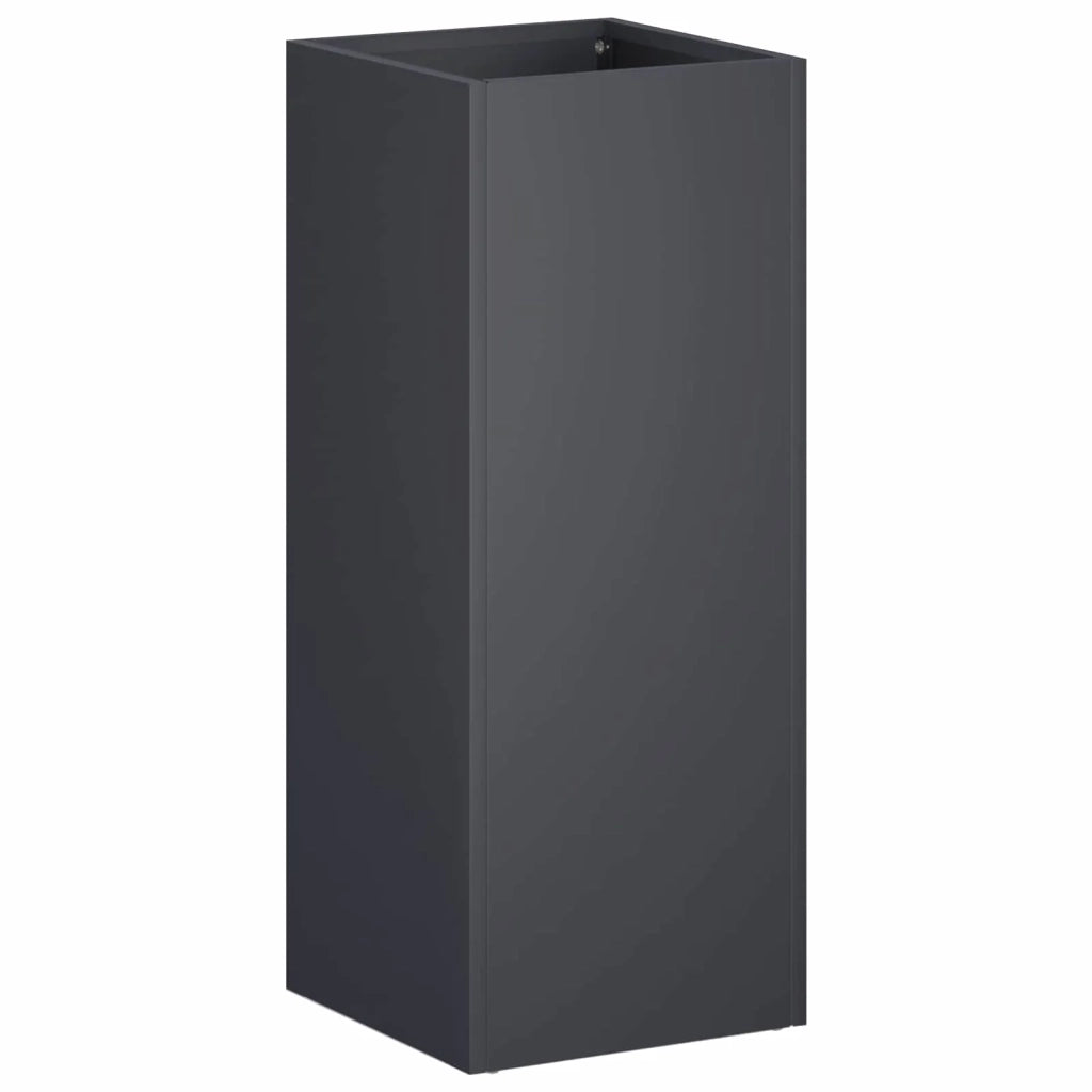 Vaso da giardino Antracite 20 x 20 x 40 cm 8005292