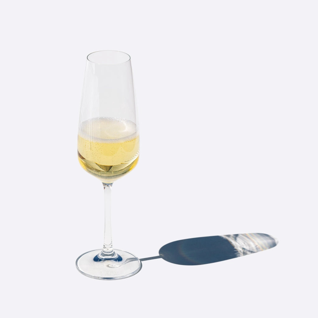 Scaligero Set 6 Calici per Spumante e Champagne in Vetro Sonoro Superiore, Design Elegante e Moderno, Capacità 19 cl, Collezione Luxury Line