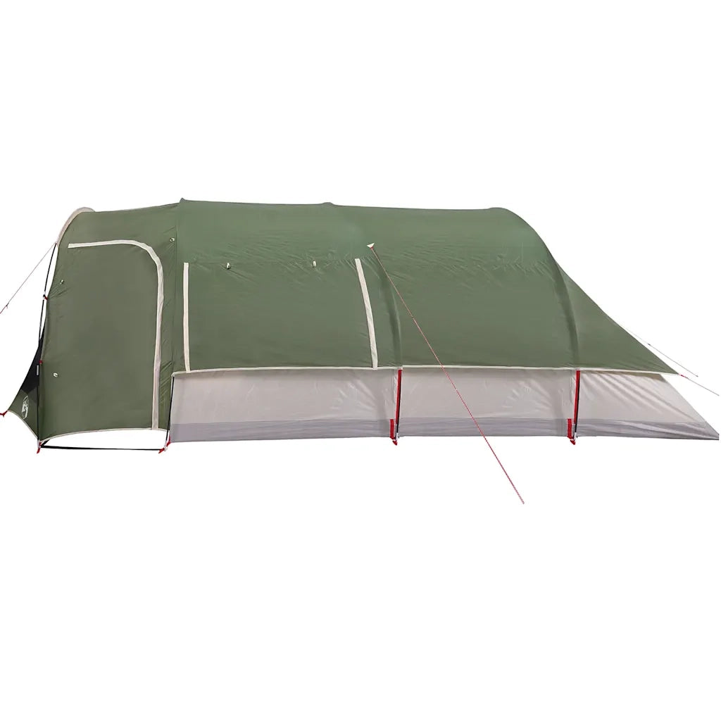 Tenda Familiare a Tunnel per 8 Persone Verde Impermeabile 94734
