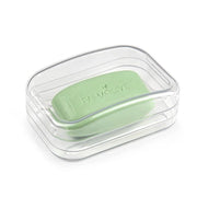 Scatola Portasapone Sponetta da Bagno Trasparente 12 x 8 x 4,5h cm