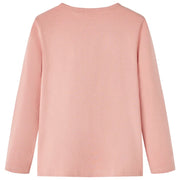 Maglietta per Bambini a Maniche Lunghe Rosa Chiaro 128 13552